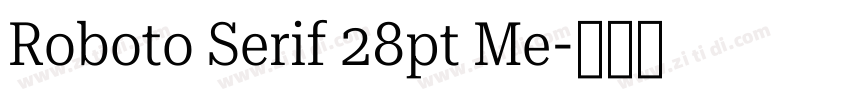 Roboto Serif 28pt Me字体转换